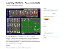 Tablet Screenshot of anarchy-rhythms.com